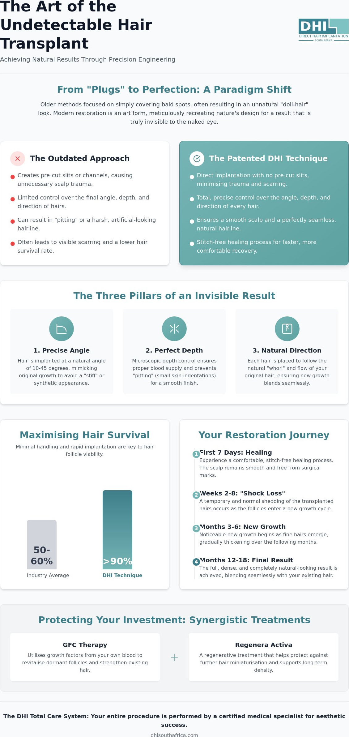 Undetectable hair transplant South Africa