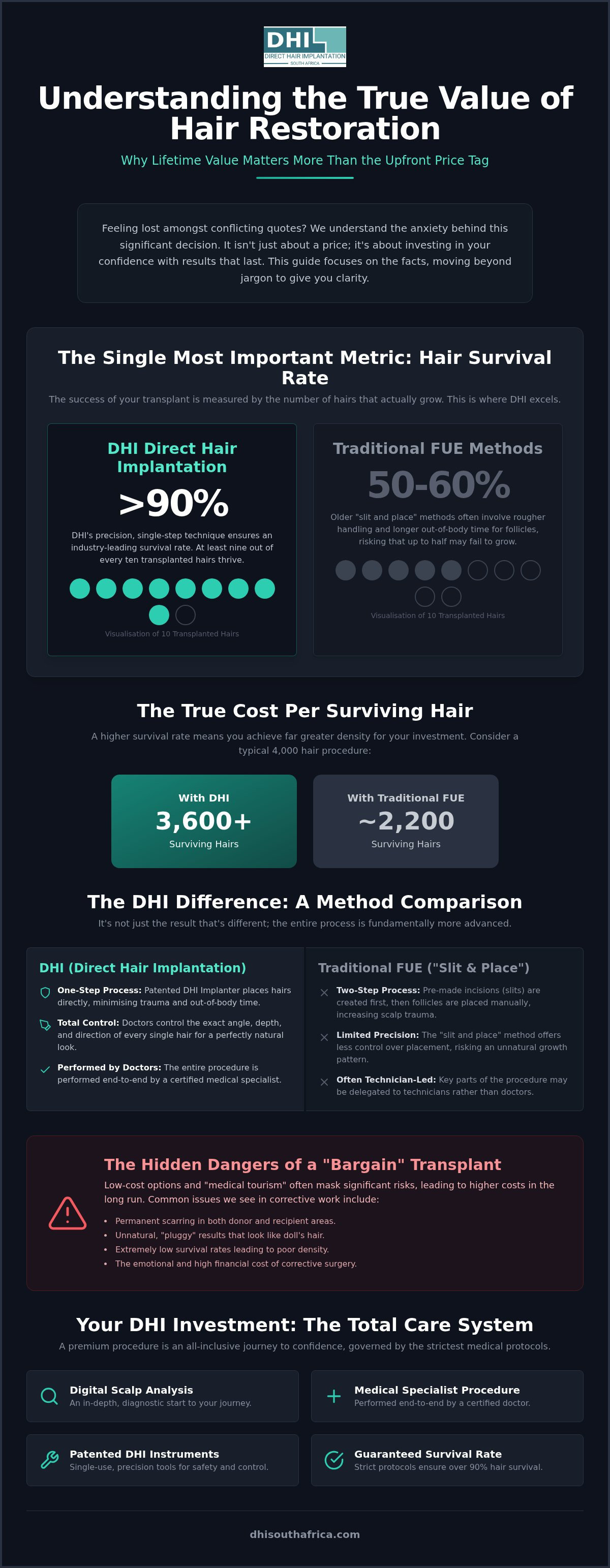 Dhi hair transplant cost south africa