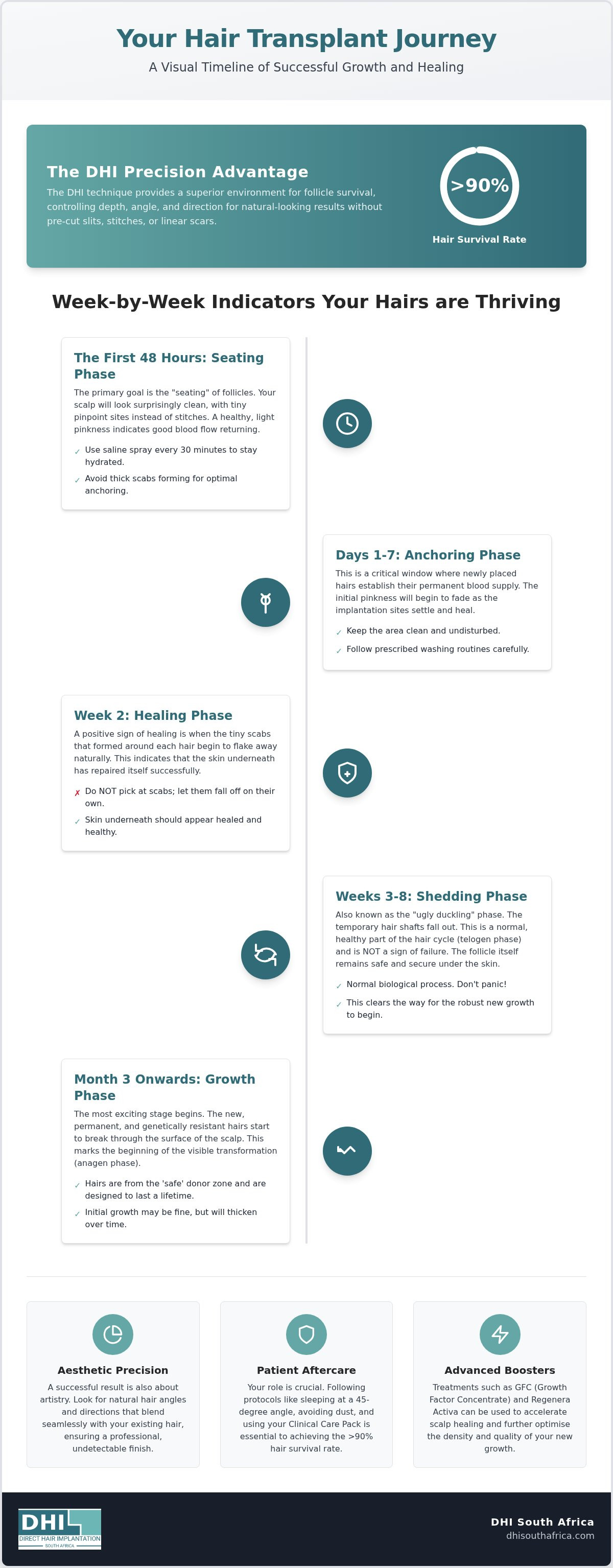 Signs of a successful hair transplant