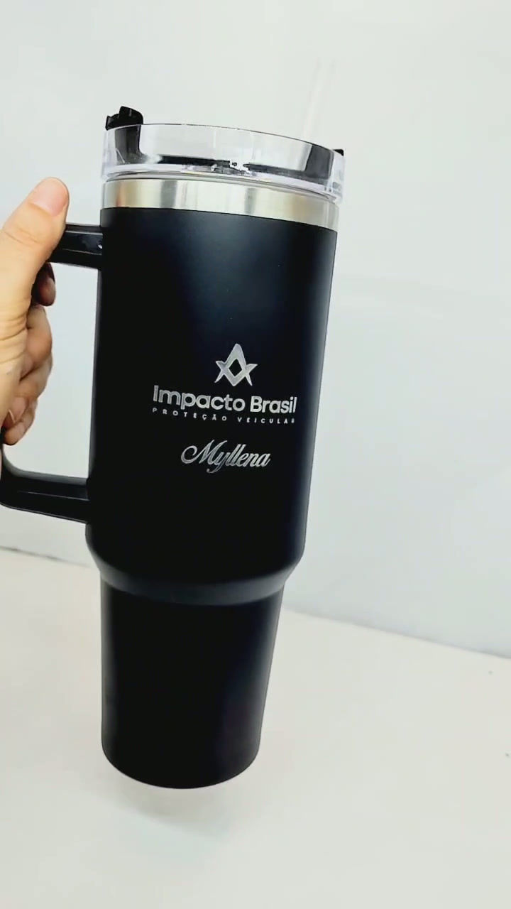 Miniature : copo de inox personalizado