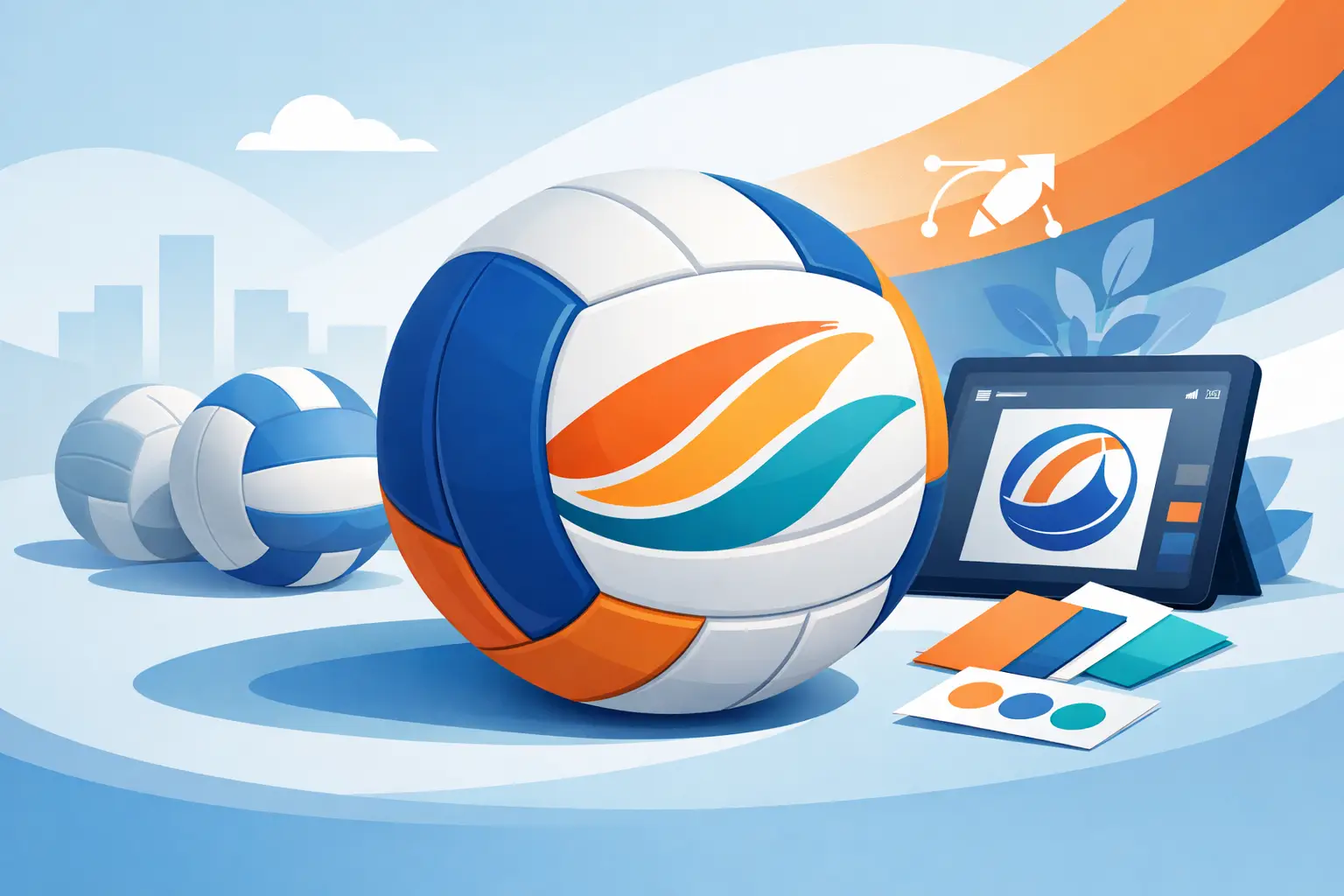 Bola para voleibol personalizada para sua marca