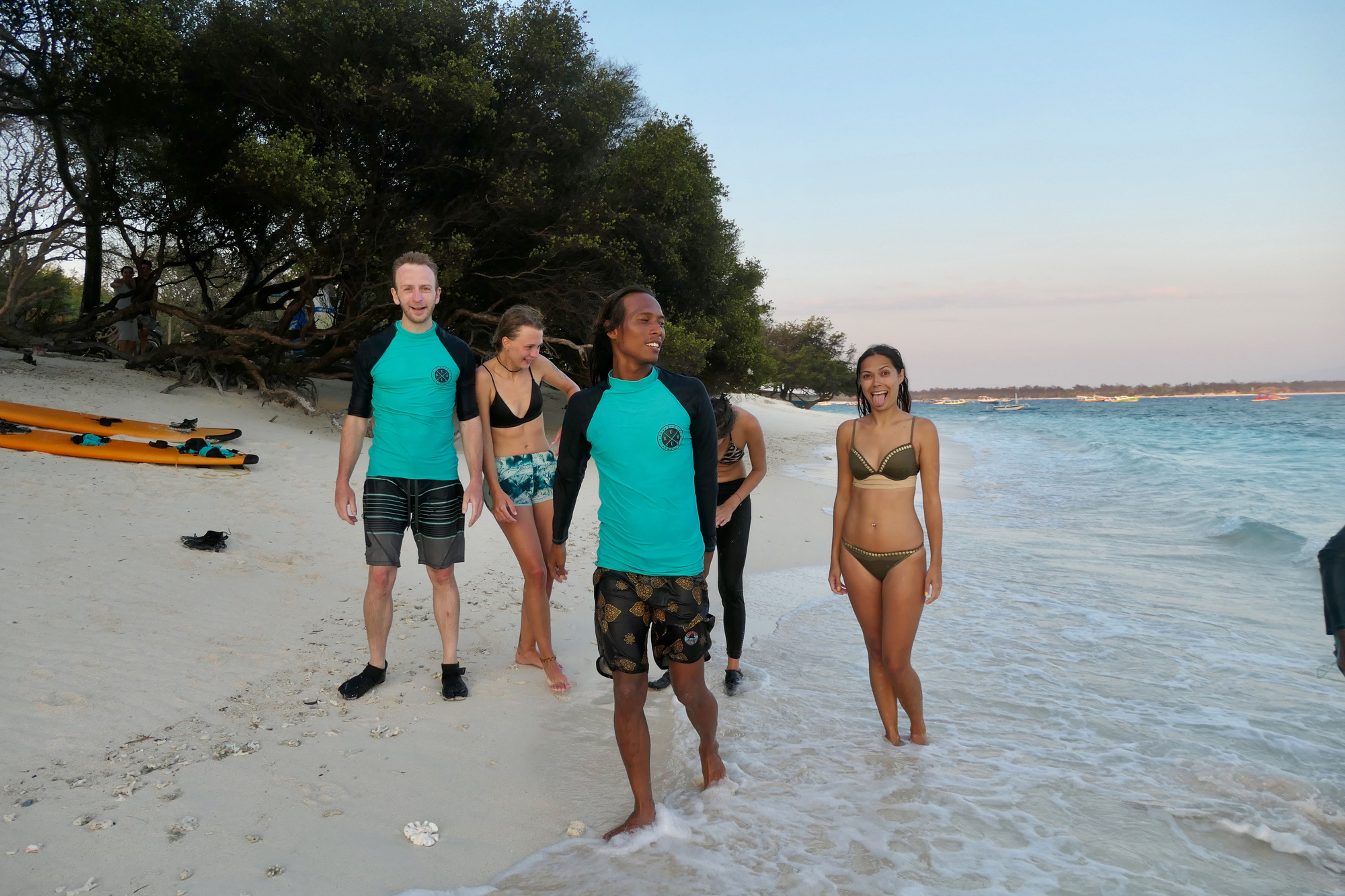 Group surf lessons