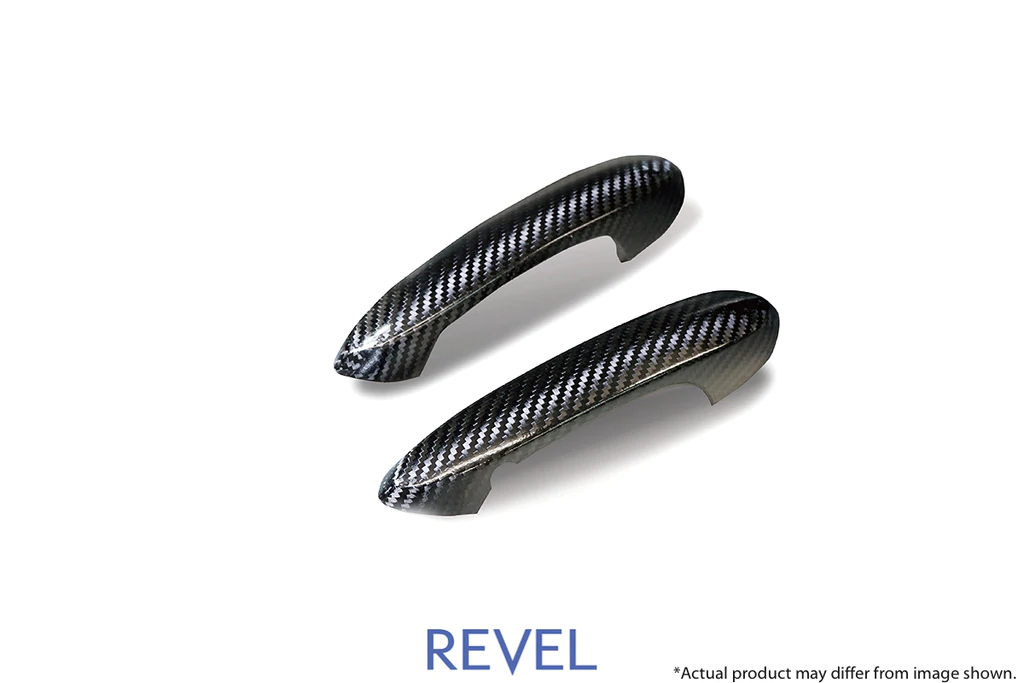 Revel GT Dry Carbon Outer Door Handle Cover 2020 Toyota GR Supra