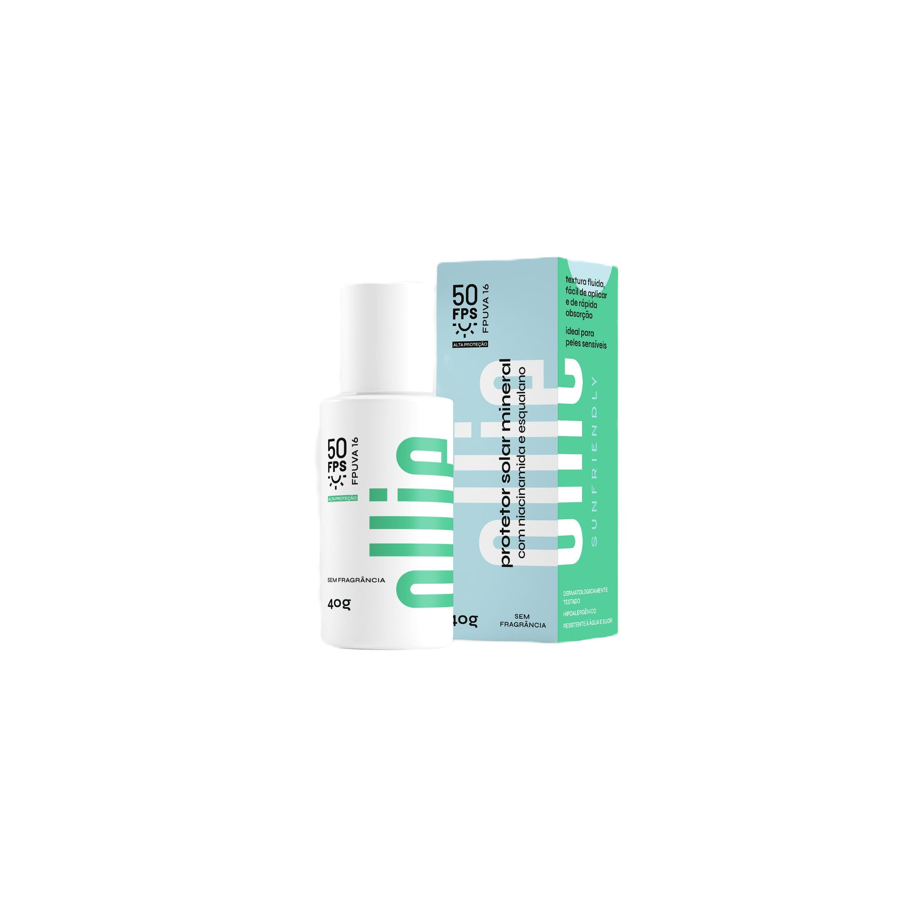 OLLIE PROTETOR SOLAR MINERAL FLUÍDO FPS 50