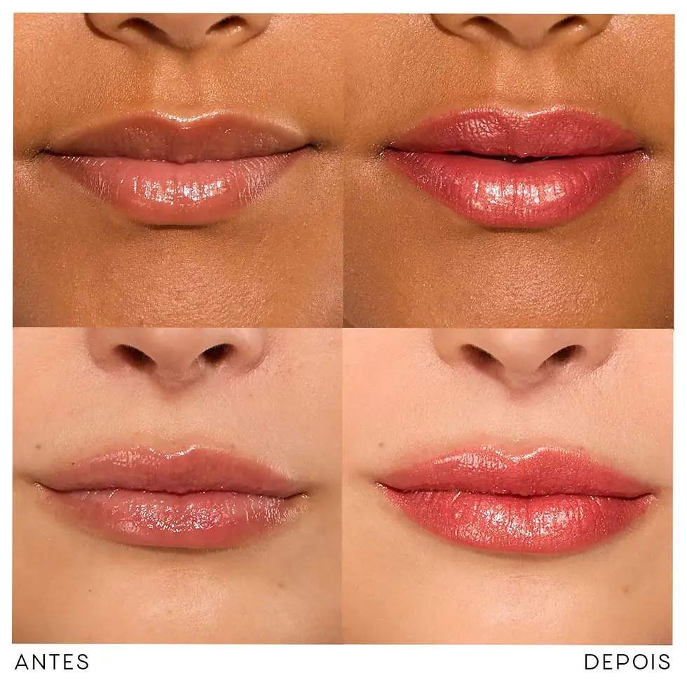 Miniatura: OCÉANE BÁLSAMO LABIAL ROSA CORAL  - SOFT KISS GLOSSY ROSE PINK 3,2g