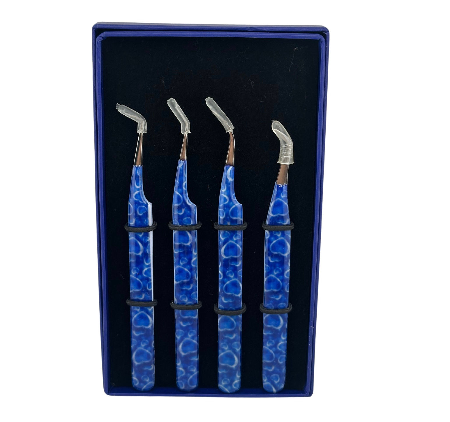 Blue Heart Tweezer Set 