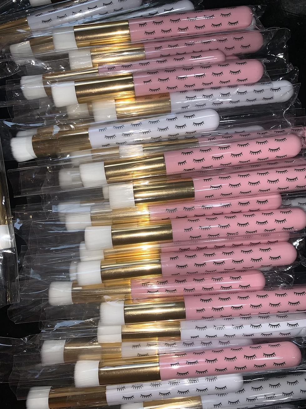 Lash print brushes (10)