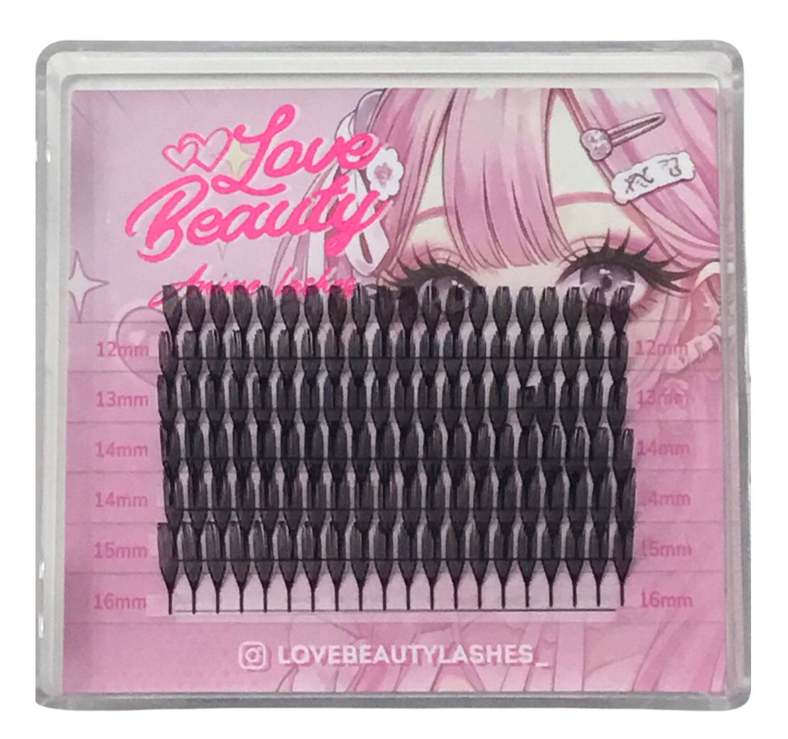 Mini anime lashes 0.03 cc 9-16