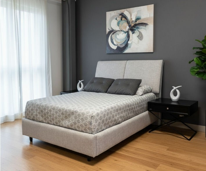 Miniatura: CAMA KING | 2696 - 2694 | TELA B-2883