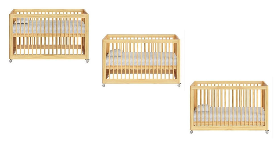 Miniatura: CUNA | DV - LION (3 EN 1) | NATURAL | ANTIREFLUJO | INCLUYE COLCHONES