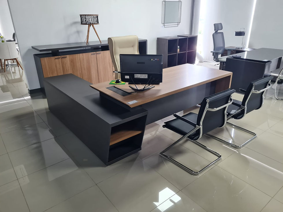 Miniatura: ESCRITORIO GERENCIAL | GW- DOM 2222 C/CREDENZA DERECHA