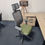 Miniatura: SILLA DE OFICINA | PX - BRISA (FIJA) | ESTRUC. GRAFITO |MALLA GRIS | TELA VERDE
