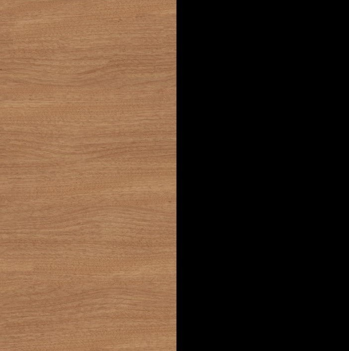 Miniatura: MESA DE COMEDOR | RD - VOGUE | MADERA NATURAL C/VIDRIO NEGRO