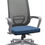 Miniatura: SILLA DE OFICINA | PX - ADRIAN | ESTRUCT. Y MALLA GRIS | ASIENTO VINIL AZUL T12