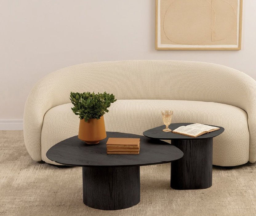 Miniatura: MESA DE CENTRO/LATERAL | UV - RIVER | MEDIANA | ROBLE OFF-WHITE