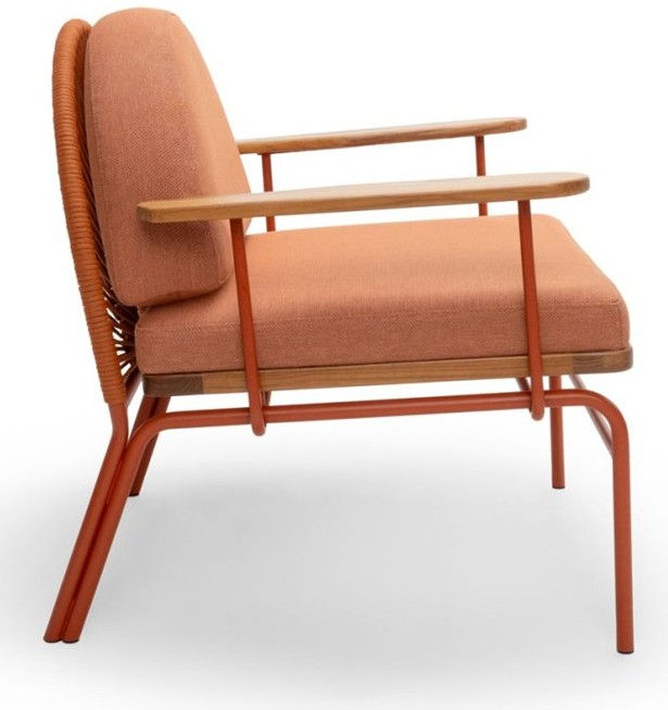 Miniatura: POLTRONA DE TERRAZA | LAPA | ALUM. GRIS | CUERDA CHUMBO MES | TELA GRIS S80-2787