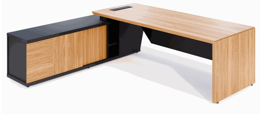Miniatura: ESCRITORIO GERENCIAL | GW- DOM 2223 C/CREDENZA IZQUIERDA