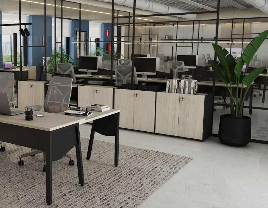 Miniatura: CREDENZA | GW - VERSA 8075 | LAUREL - NEGRO