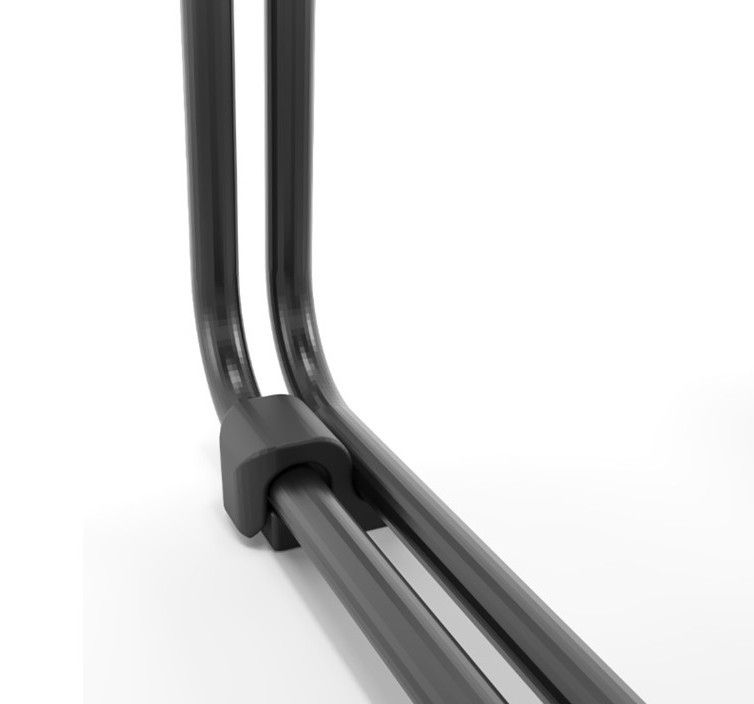 Miniatura: SILLA DE COMEDOR | PX - IVEN | POLIESTER AMARILLO | ACERO NEGRO