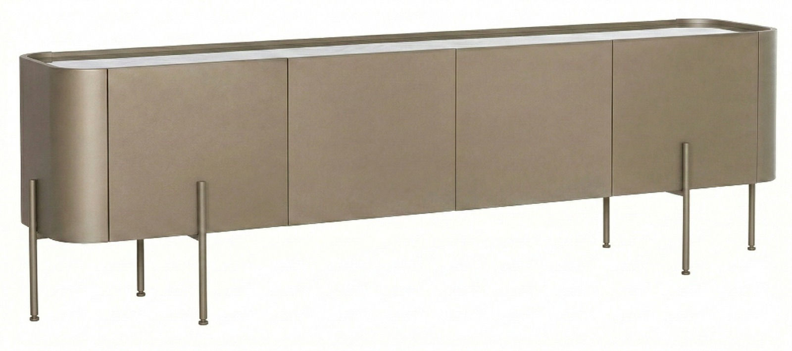 BUFFET | CGS - MING 01 | LACA CAPPUCCINO | VIDRIO CAPPUCCINO | ACERO CAPPUCCINO