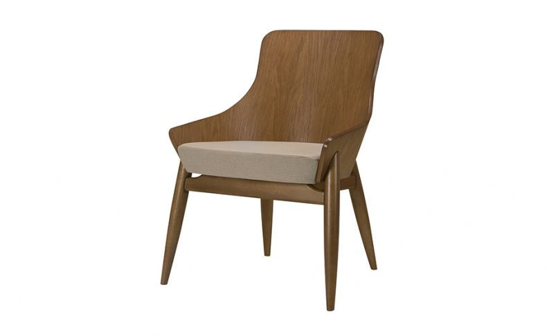 Miniatura: SILLA DE COMEDOR | SHELL - WOOD