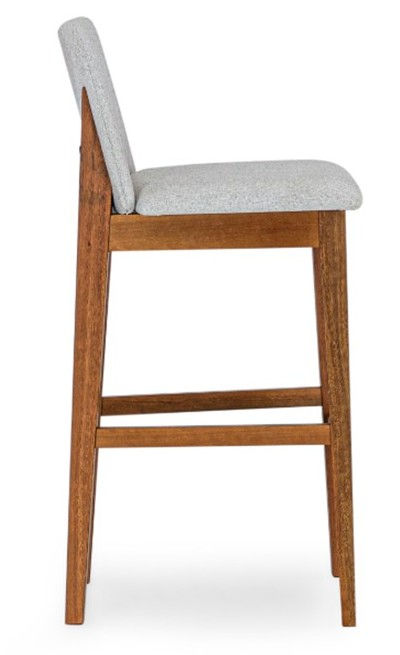 Miniatura: TABURETE DE BAR | 3294 | MADERA ALMENDRA | TELA A3-2759