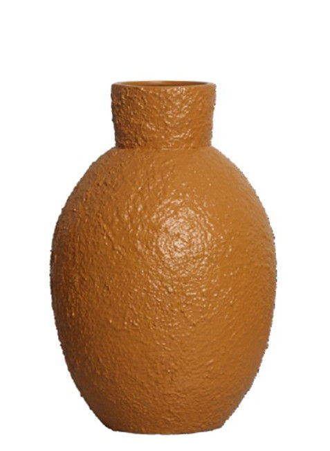 JARRÓN DE PISO | CM 78-621 | MOSTAZA MATE RUGOSO