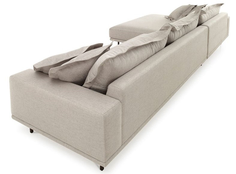 Miniatura: SECCIONAL | FG - TREND | TELA  BEIGE 651117 | PATAS ACERO GRIS GRAFITO