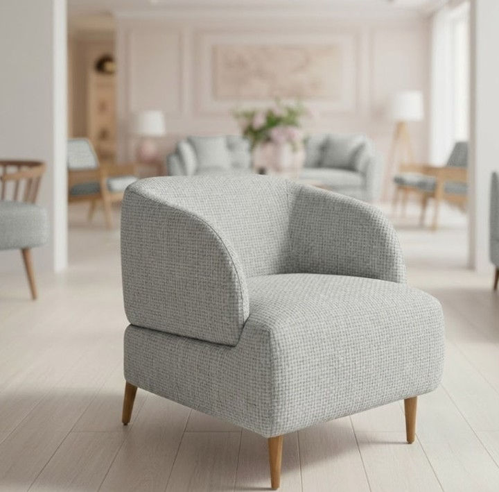 Miniatura: SILLA DE ACENTO | 3824 | TELA B-2883