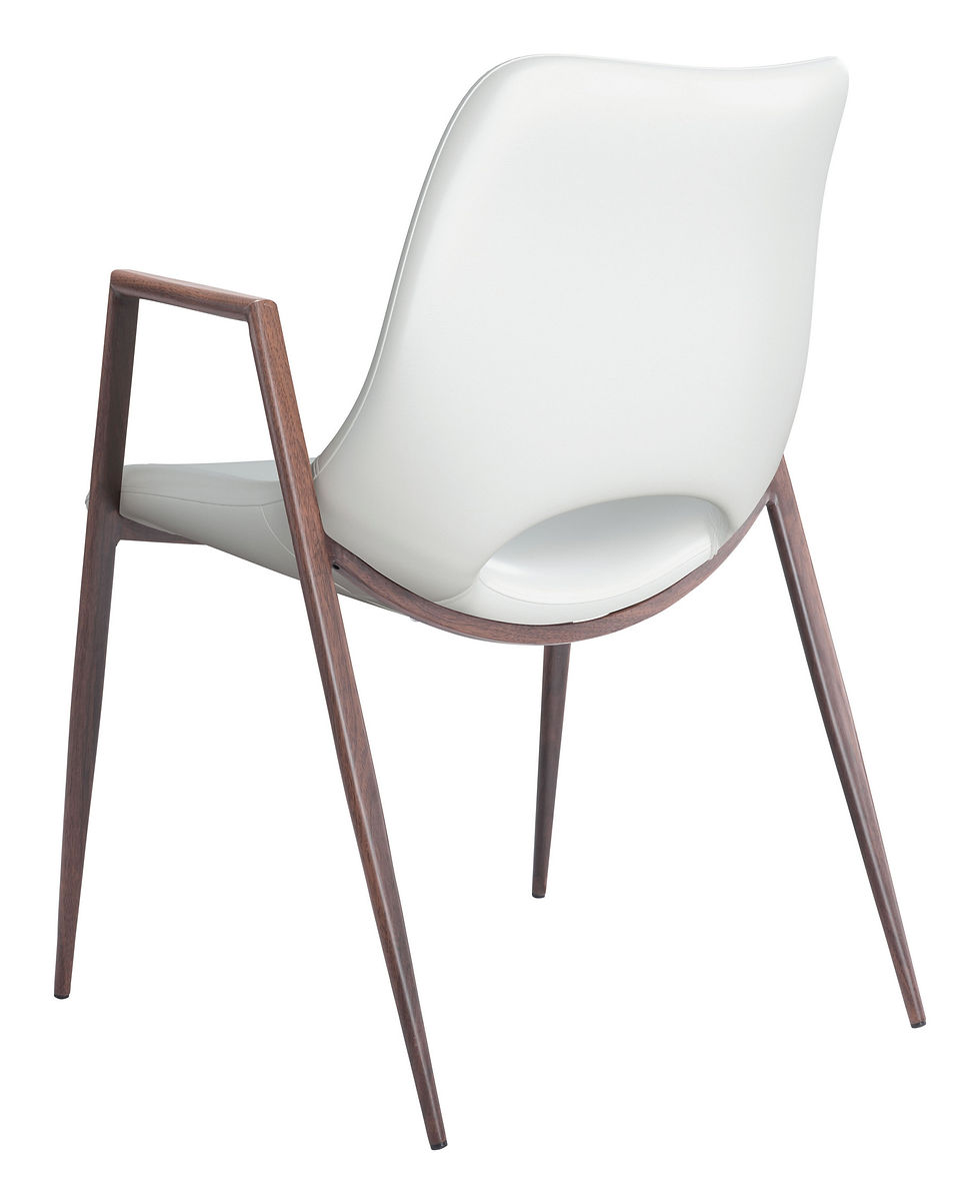 Miniatura: SILLA DE COMEDOR | Z - DESI | BLANCO-NOGAL