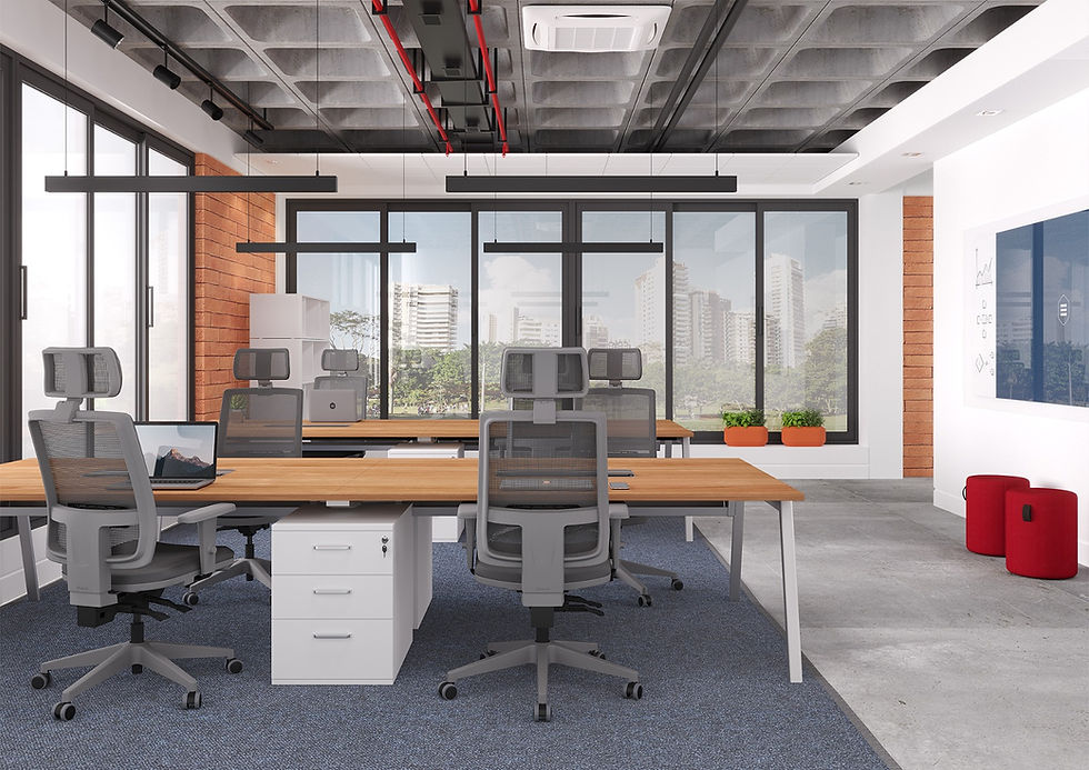 Miniatura: SILLA DE OFICINA | PX - BRIZZA (FIJA) | ESTRUC. GRAFITO |MALLA GRIS | TELA VERDE
