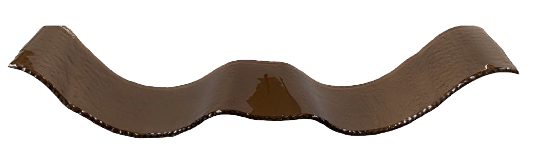 CENTRO DE MESA | LM 0618-5-1 | VIDRIO NEW BRONZE | BORDE APICUADO