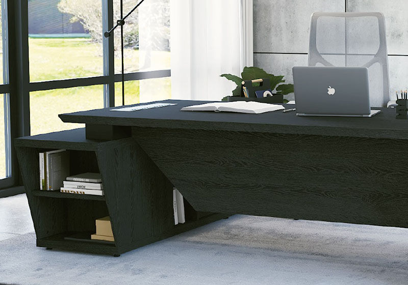 Miniatura: ESCRITORIO GERENCIAL | GW- DOM 2222 C/CREDENZA DERECHA
