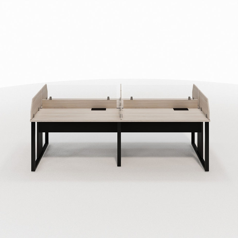 Miniatura: PLATAFORMA DOBLE  | GW- SAT 1215 | BERLIN - NEGRO | DIVISORIO DE VIDRIO FUMÉ