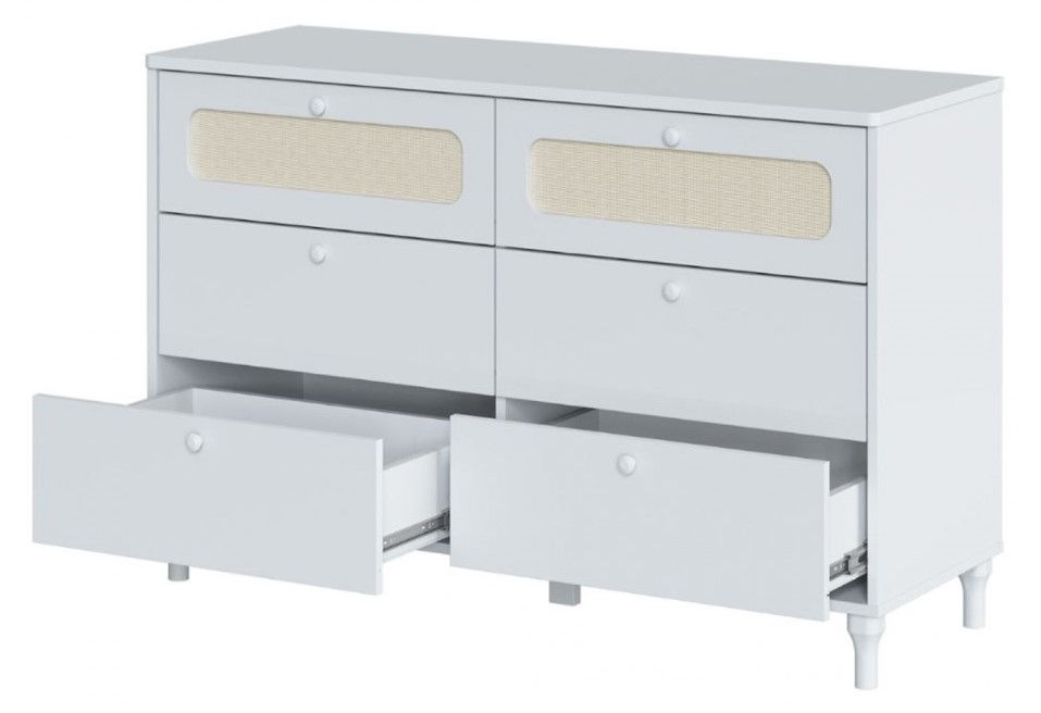 Miniatura: CÓMODA | DV - FOFURA | BLANCO C/RATÁN