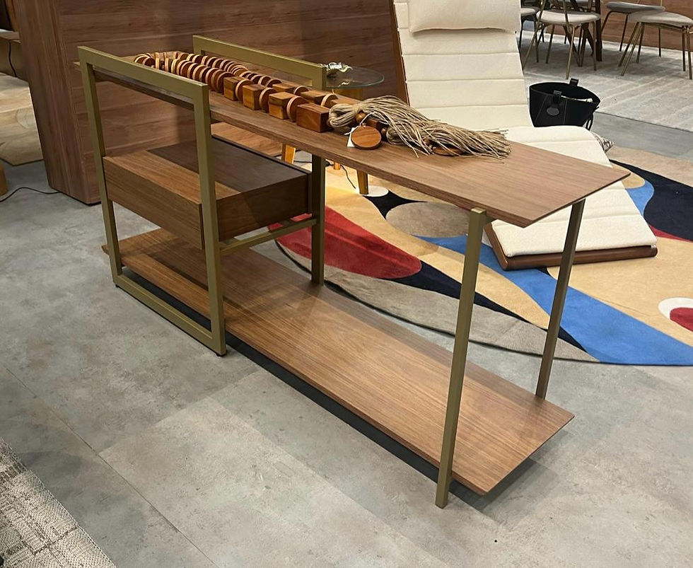 Miniatura: CONSOLA |  RD - URBAN | MADERA JATOBA | ACERO NEGRO