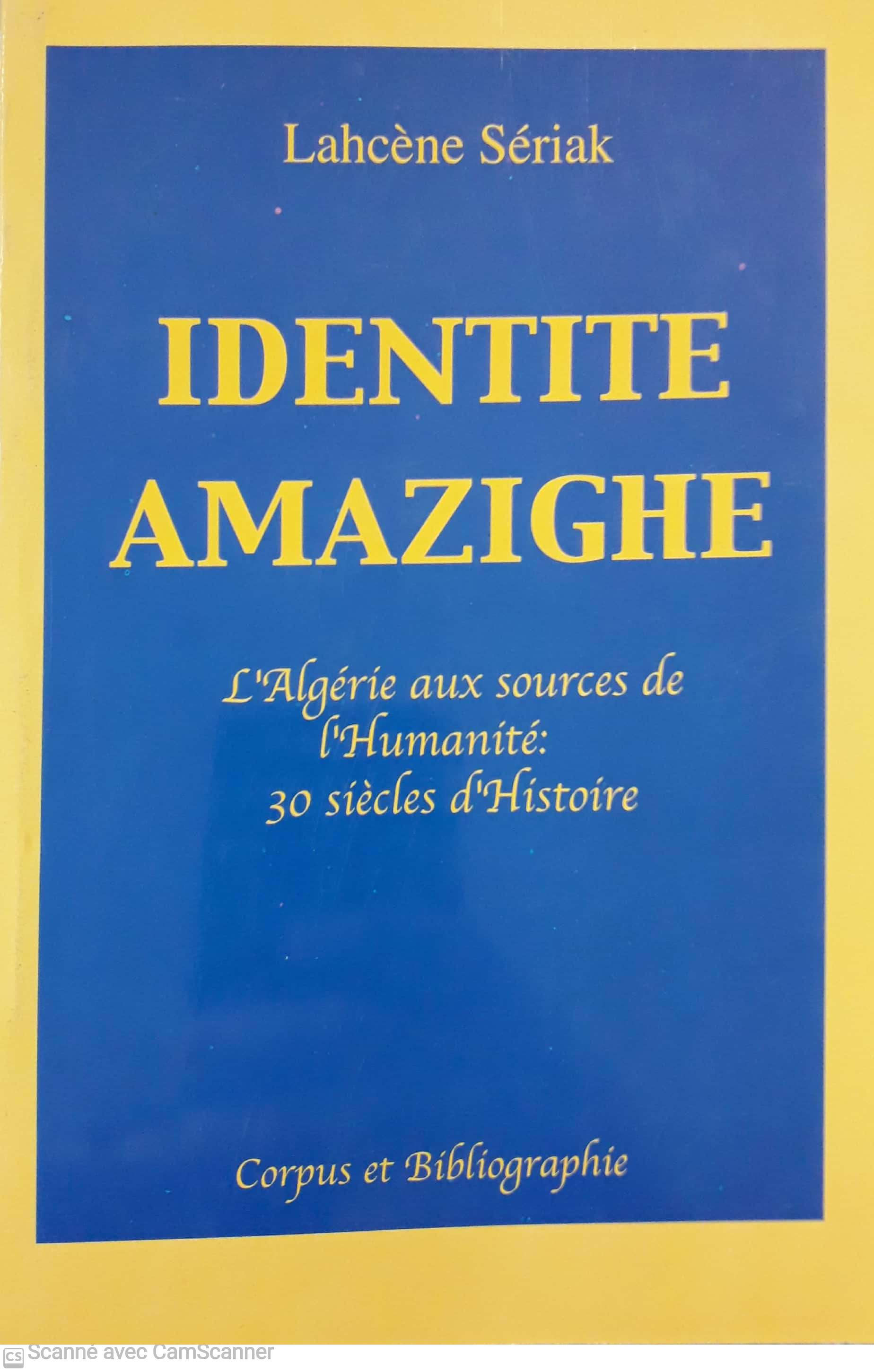 Lahcène Sériak - Identité amazighe