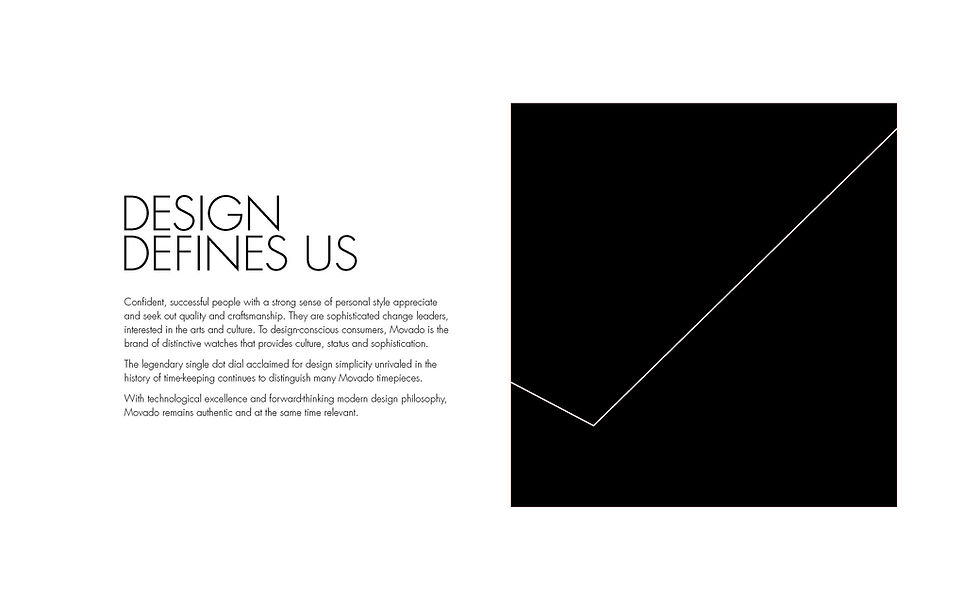 Movado Brand Book.