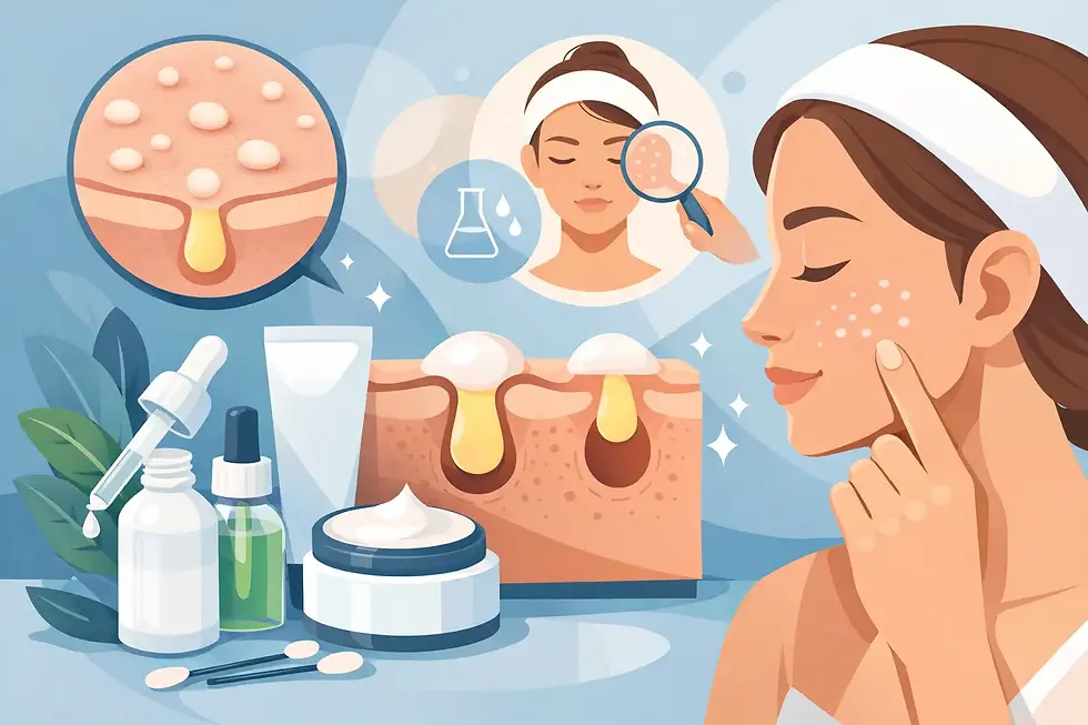 How to Treat Closed Comedones Safely