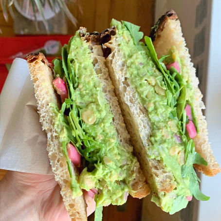 Chickpea Avocado Sandwich