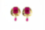 Z007 Ruby Bhakti earrings