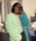Thumbnail: Cozy Knit Cardigan - HoneyComb