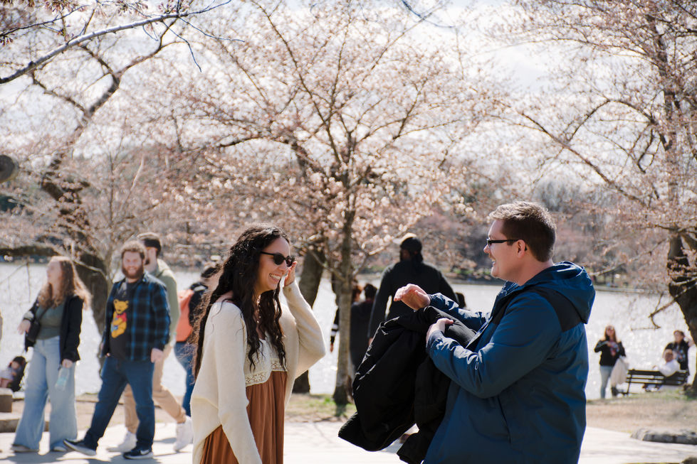 Engagement Photoshoot in Washington DC