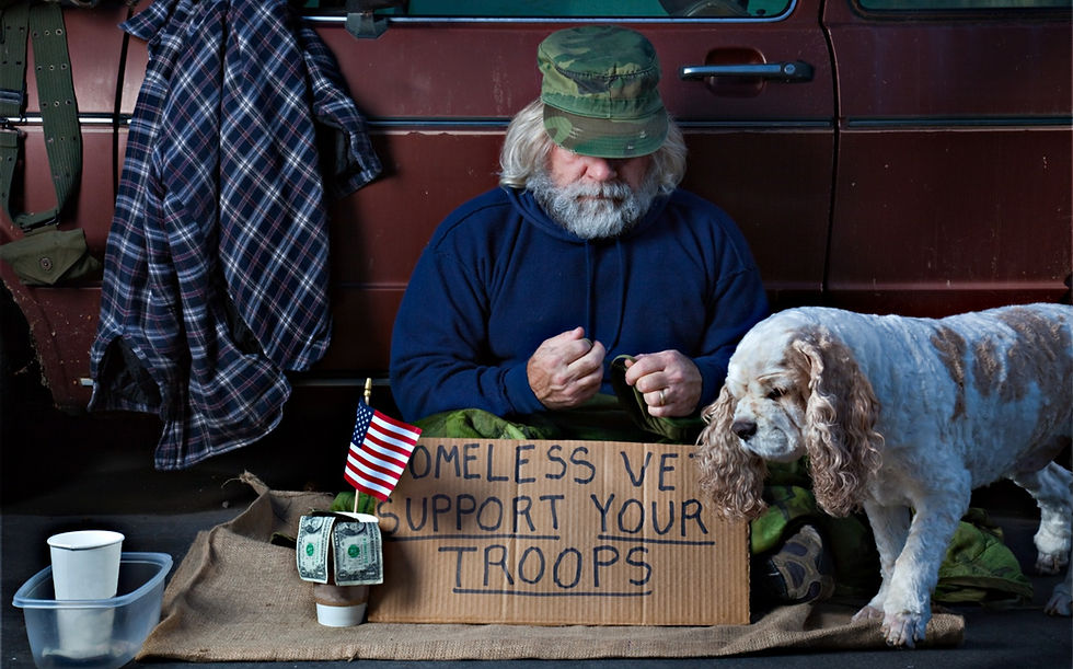 Homelessness among veterans jumps more than 7% in 2023