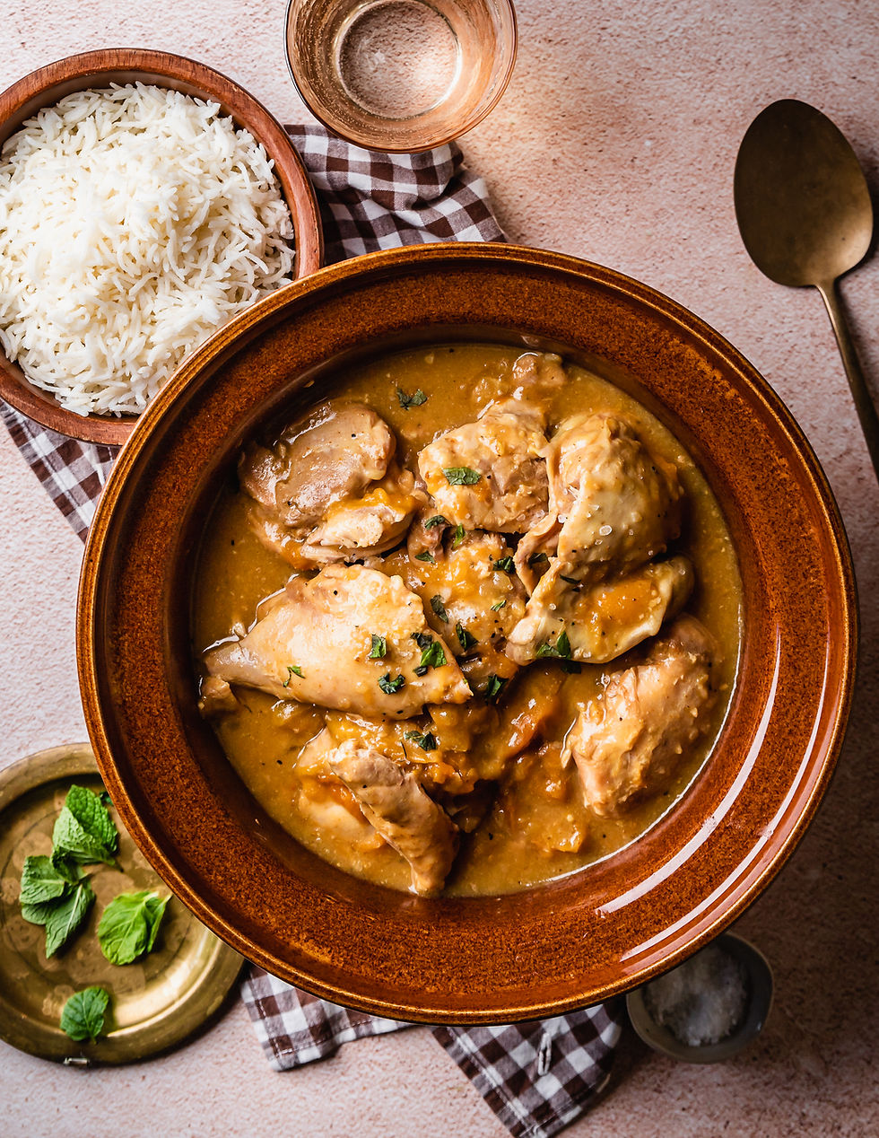 SLOW COOKER MOROCCAN APRICOT CHICKEN