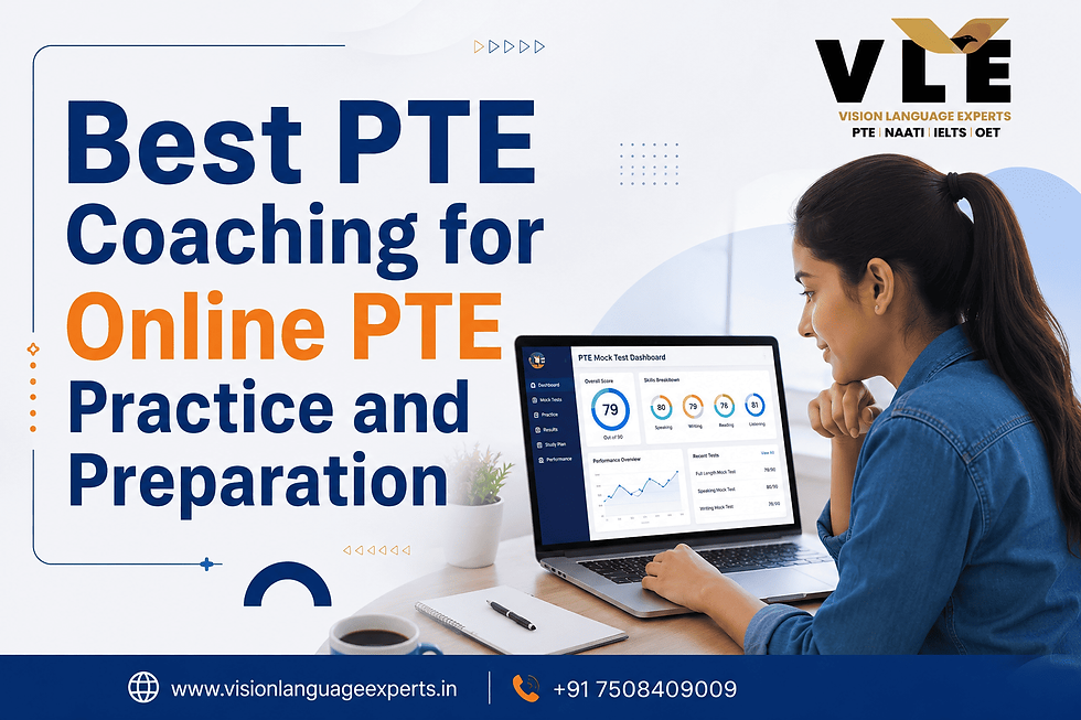 Best PTE Coaching for Online PTE Practice and Preparation