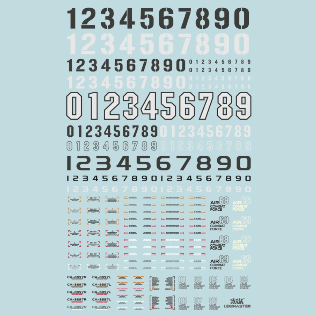 LEGIMASTER Custom Decal 03 (煉技人_通用水貼 03)