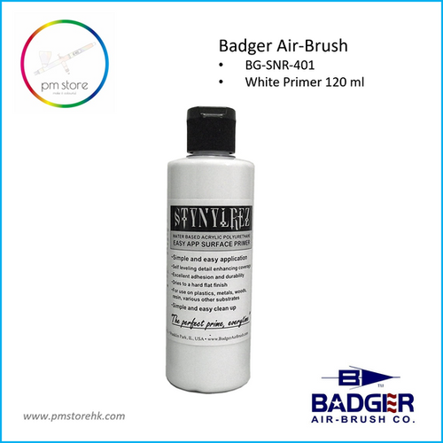 Primer Stynylrez Badger - 3 Cores Branco/Cinza/Preto - 340g - Para Aerografia