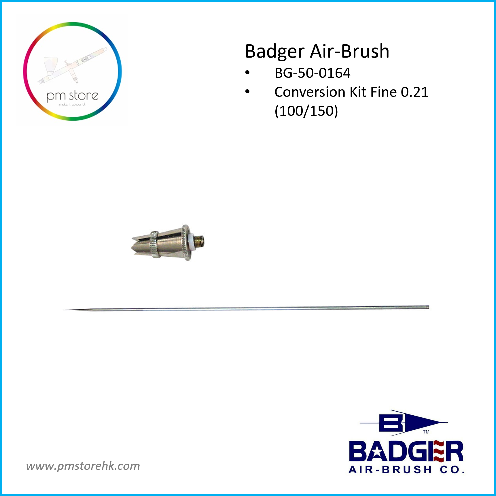 BADGER 50-0164 Conversion Kit (Fine) (100/150)