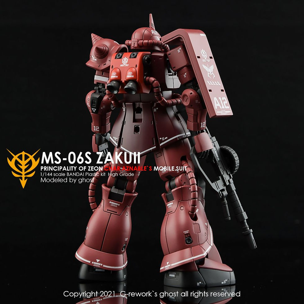 縮圖：[HG] ORIGIN MS-06S ZAKU II (CHAR AZNABLE)